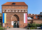 Brama Klasztorna (Monastery Gate, Nun's Gate, Women's Gate, Holy Spirit Gate) in Toruń (Thorn, Torun) in the Kujawsko-Pomorskie Voivodeship of Poland