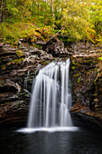 Wasserfall bei Glencoe, Schottland, Vereinigtes Königreich