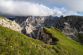 Hochgebirge bei den Drei Zinnen, Dolomiten, Südtirol, Italien