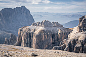 Bilder von der Sellagruppe in den Dolomiten, Südtirol, Italien