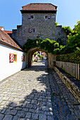 Historic old town of Sommerhausen am Main, Würzburg district, Franconia, Lower Franconia, Bavaria, Germany