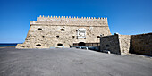 Restored 16th century Venetian fortress, Heraklion, Crete, Greece