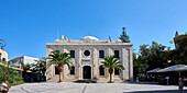Ehemalige Moschee aus dem 19. Jh., die heute eine griechisch-orthodoxe Kirche ist, die dem heiligen Titus gewidmet ist, Heraklion, Kreta, Griechenland
