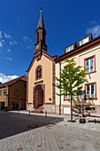 Historisches Altstadt der Weinstadt Hammelburg, Landkreis Bad Kissingen, Unterfranken, Franken, Bayern, Deutschland