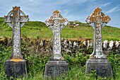 Irland, County Kerry, Ring of Kerry, Abbey Island, Friedhof bei Derrynane Abbey