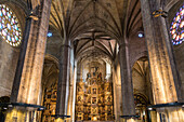 Church, interior view, Iglesia de San Vicente, San Sebastian, Donostia, Basque Country, Northern Spain, Biscay, Spain