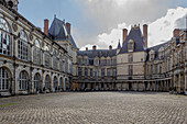 Schloss Fontainebleau in Fontainebleau, Département Seine-et-Marne, Ile-de-France, Frankreich