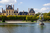 Schloss Fontainebleau in Fontainebleau, Département Seine-et-Marne, Ile-de-France, Frankreich