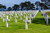 Amerikanischer Friedhof, Colleville-sur-Mer, Calvados, Normandie, Frankreich