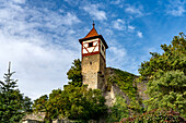 Nürnberger Türmchen an der Stadtmauer von Bad Wimpfen, Kraichgau, Baden-Württemberg, Deutschland