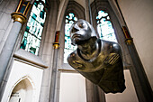 Angel, sculpture by Ernst Barlach, Antoniterkirche, Schildergasse, Cologne, North Rhine-Westphalia, Germany