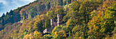 Ruine Schadeck "Schwalbennest" oberhalb Neckersteinach, Baden-Württemberg, Deutschland