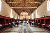 Hôtel-Dieu, former hospital founded in 1443, Beaune, Côte-d&#39;Or department, Bourgogne-Franche-Comté, Burgundy, France