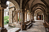 Kreuzgang der Basilika Notre Dame, Beaune, Bourgogne-Franche-Comté, Département Côte-d'Or, Burgund, Frankreich