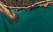  Rocks in the sea from above 