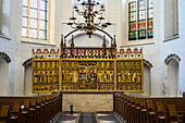 Hochaltar, Marienkirche, Rostock, Ostseeküste, Mecklenburg Vorpommern, Deutschland