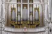 Orgel im Dom St. Nikolai, Greifswald, Ostseeküste, Mecklenburg-Vorpommern, Deutschland
