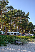  Pritzwald-Zudar campsite, Rügen, Baltic coast, Mecklenburg-Western Pomerania, Germany 