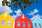  Colorful houses, Willemstad, Curacao, Netherlands 