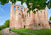  The Limburg monastery ruins in Bad Dürkheim, Rhineland-Palatinate, Germany 
