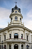  UNESCO World Heritage Site &quot;The Important Spa Towns of Europe&quot;, magnificent classicist building &quot;Schiestlhof&quot; with domed tower, Baden near Vienna, Lower Austria, Austria, Europe 