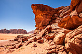  Desert landscape in Wadi Rum, Jordan 