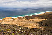  View to the coast from Mirador de Cofete, Fuerteventura, Canary Islands, Spain 