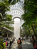  Jewel Changi Airport Waterfall, International Airport, Singapore, Republic of Singapore, Southeast Asia 