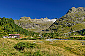  Gasthof Alpenrose with Zillertal Alps, Berliner Höhenweg, Zillertal Alps, Zillertal Alps Nature Park, Tyrol, Austria 