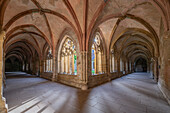 Kreuzgang im Zisterzienserabtei Kloster Maulbronn, Maulbronn, Schwarzwald, Baden-Württemberg, Deutschland