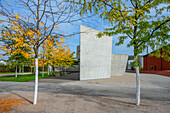  Vitra Campus, fire station by Zaha Hadid, Weil am Rhein, Black Forest, Markgräflerland, Baden-Württemberg, Germany 