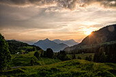  Evening atmosphere on the Ibergeregg, Switzerland 