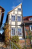  Half house, World Heritage City of Quedlinburg, Saxony-Anhalt, Germany 