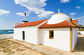 Weiße Kapelle Capela da Nossa Senhora da Guia, Vila do Conde, Region Norte, Portugal