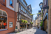  Alley in the old town of Wetzlar, Lahn, Westerwald, Lahntal, Taunus, Hesse, Germany 