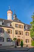  Inner courtyard of Homburg Castle, Bad Homburg vor der Höhe, Taunus, Hesse, Germany 