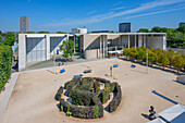 Luftansicht der Museumsmeile, Kunstmuseum Bonn, Bonn, Nordrhein-Westfalen, Deutschland