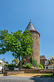  The Witch&#39;s Tower, part of the former Rheinbach Castle, Rheinbach, Eifel, North Rhine-Westphalia, Germany 