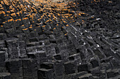  Great Britain, Scotland, Hebrides Island of Staffa, Basalt Details 