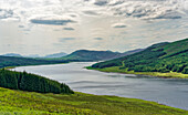 Großbritannien, Schottland, West Highlands, Blick auf den See Loch Cluanie