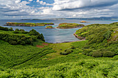  Great Britain, Scotland, North West Highlands, Drumbeg, view of Eddrachillis Bay 