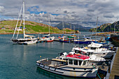 Großbritannien, Schottland, Nord West Highlands, Boote im Hafen von Kinlochbervie