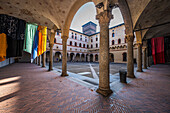  Castle/Fortress Castello Sforzesco, Metropolitan City of Milan, Metropolitan Region, Lombardy, Italy, Europe 