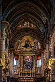 Dom von Innen, Duomo di Cremona, Platz Piazza Duomo, Cremona, Provinz Cremona, Lombardei, Italien, Europa