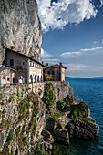 Kloster Santa Caterina del Sasso, Provinz Varese, Lago Maggiore, Lombardai, Italien, Europa