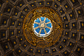 Goldene Kuppel im Dom Cattedrale Metropolitana di Santa Maria Assunta, Siena, Region Toskana, Italien, Europa