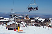  Ski resort at Pico de Veleta, Sierra Nevada above Granada, Andalusia, Spain 