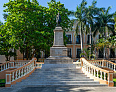 Statue of General Manuel Cepeda Peraza, Parque Hidalgo, Merida, Yucatan State, Mexico