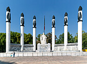 Monument to the Nine Heroes, Monumento a Los Ninos Heroes, Bosque de Chapultepec Park, Mexico City, Mexico