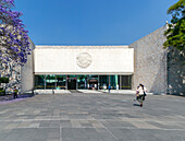 Exterior of the National Anthropology Museum, Museo Nacional de Antropología, Mexico City, Mexico